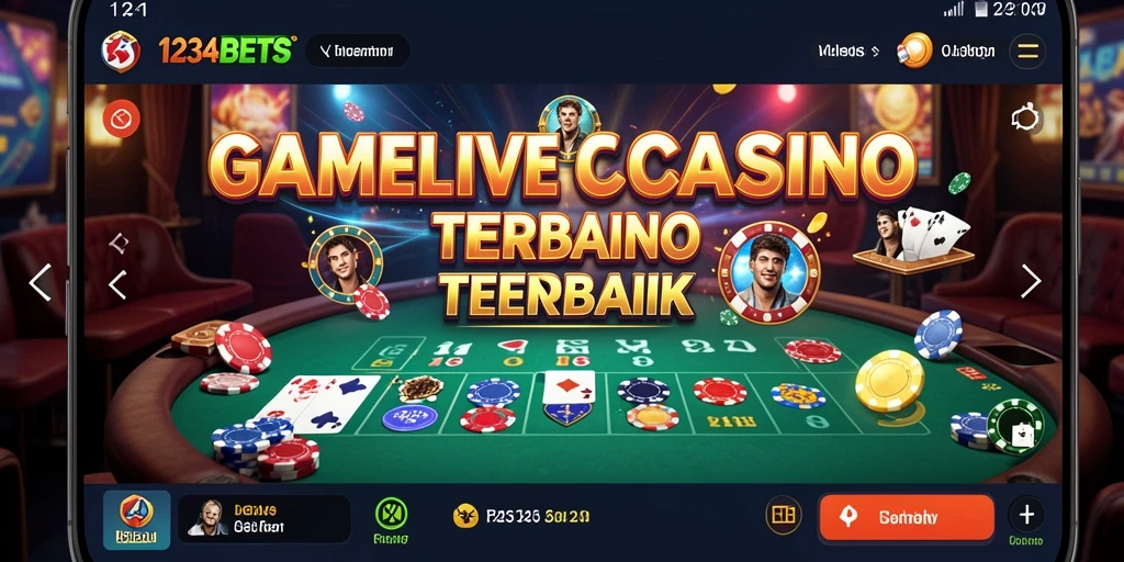 Gameplay menarik dengan dealer langsung di 1234BETS.