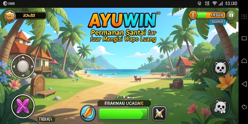 Tampilan gameplay AYUWIN yang seru dan penuh warna.