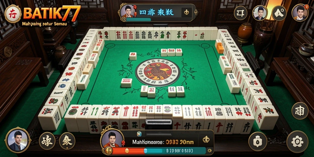 Tampilan gameplay menantang dalam BATIK77 yang penuh warna.