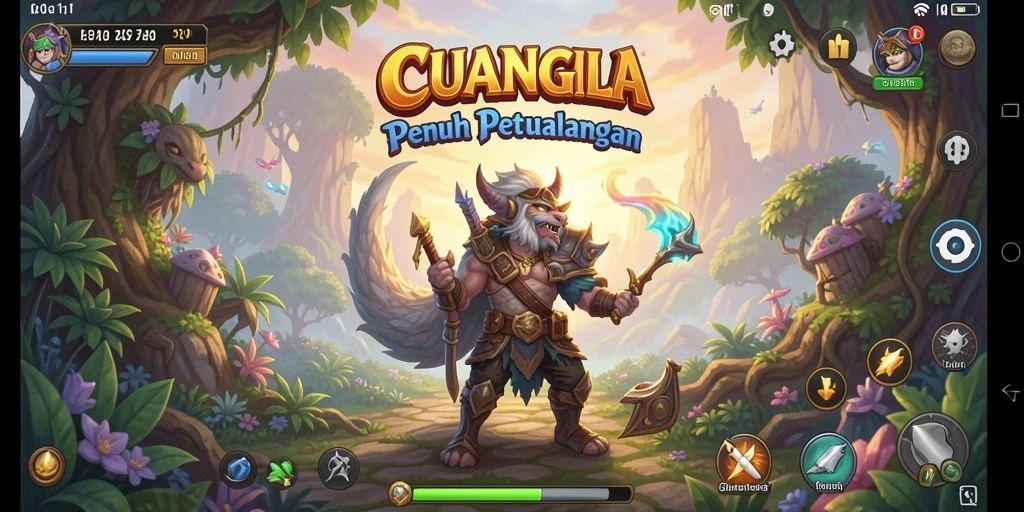 Tangkapan layar menampilkan momen seru dalam gameplay CUANGILA.