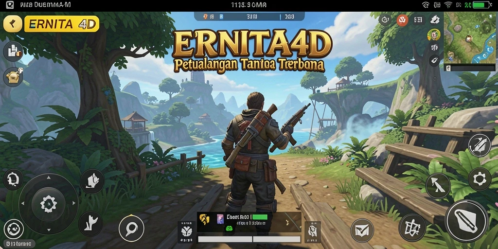 Gameplay seru di dunia terbuka ERNITA4D dengan banyak eksplorasi.
