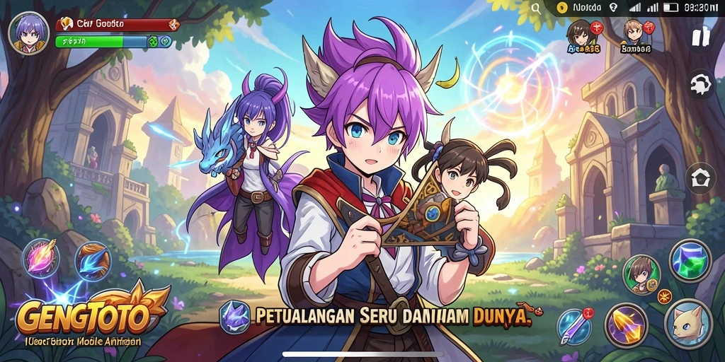Gameplay GENGTOTO yang menarik dengan karakter Anime yang dinamis.