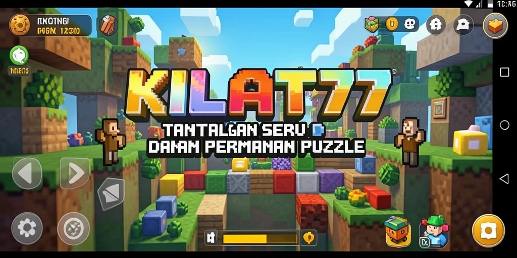Tampilan gameplay KILAT77 dengan puzzle yang menantang dan grafis menarik.