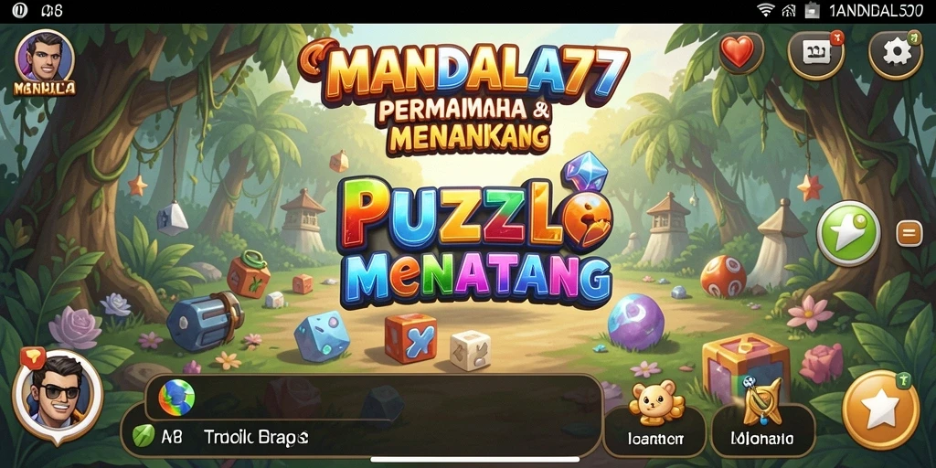 Tampilan gameplay seru dari MANDALA77 yang penuh teka-teki.