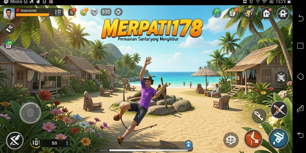 Tampilan gameplay MERPATI178 yang penuh warna dan menghibur.