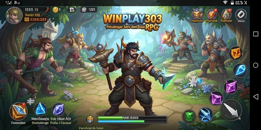Tampilan gameplay RPG yang memukau dalam WINPLAY303.